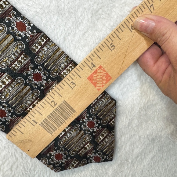 Christian Dior monsieur Mens Necktie 100% Silk Vintage Y2K Business - Picture 5 of 8